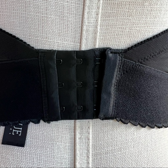 COPY - NWT Dominique Noemi Backless Strapless Balconette Bridal Bra Black Size … - Picture 12 of 16